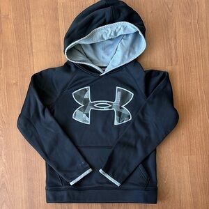 Under Armour Kids Black and Gray Hoodie